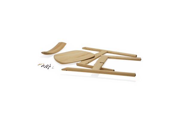 RISU DINING CHAIR - VARNISHED OAK 48 X 48 X 77 50078