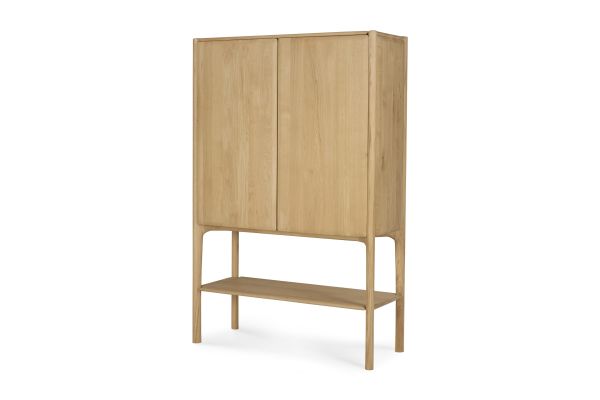 PI CUPBOARD - OAK - 2 DOORS  110 X 45 X 170 51346