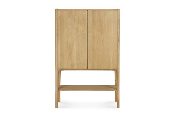 PI CUPBOARD - OAK - 2 DOORS  110 X 45 X 170 51346