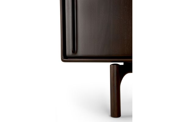 FLOW SIDEBOARD - VARNISHED MAHOGANY - ROSE BROWN - 2 SLIDING DOORS 168 X 45 X 82 35085