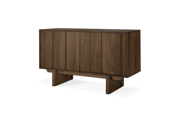 PILLAR SIDEBOARD - VARNISHED TEAK - WILD BROWN - 2 DOORS 119 X 45 X 70 14321