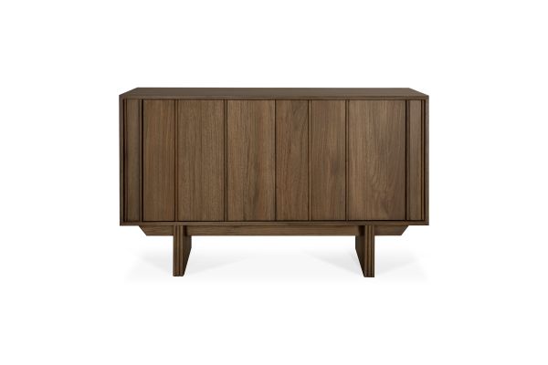 PILLAR SIDEBOARD - VARNISHED TEAK - WILD BROWN - 2 DOORS 119 X 45 X 70 14321