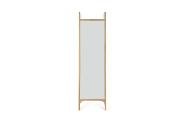PI FLOOR MIRROR - OAK FRAME - RECTANGULAR 