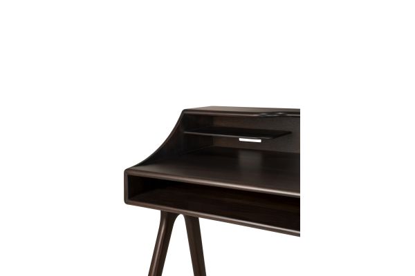 FLOW DESK - VARNISHED MAHOGANY - ROSE BROWN 