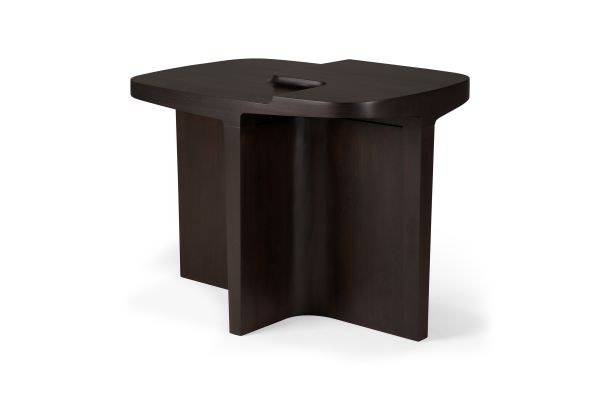 BRUTALIST COFFEE TABLE - VARNISHED MAHOGANY -35160