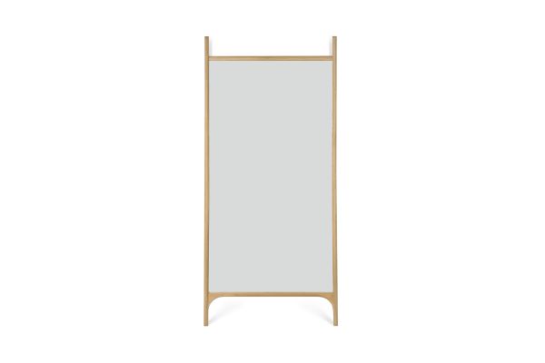PI FLOOR MIRROR - OAK FRAME - RECTANGULAR 