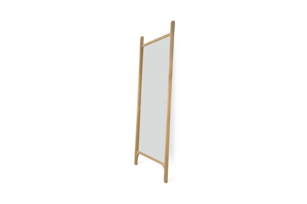 PI FLOOR MIRROR - OAK FRAME - RECTANGULAR 