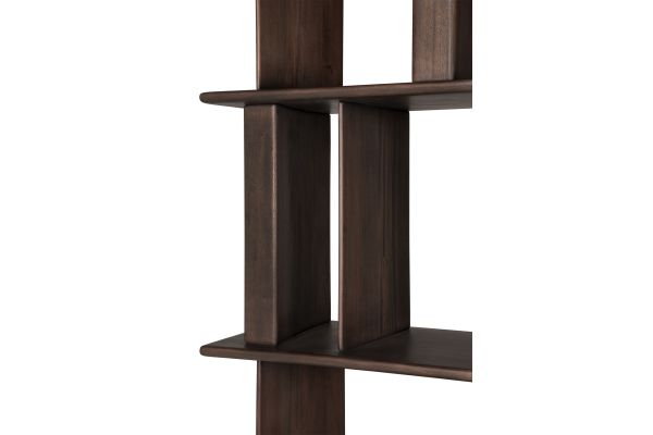 BLOCK RACK - VARNISHED MAHOGANY - ESPRESSO MATTE 